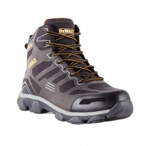 NEW DEWALT men's cross fire mid kevlar aluminum toe work shoe in black